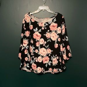 Green Envelope Floral Shirt